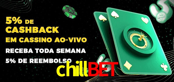 Promoções do cassino ao Vivo chillbet